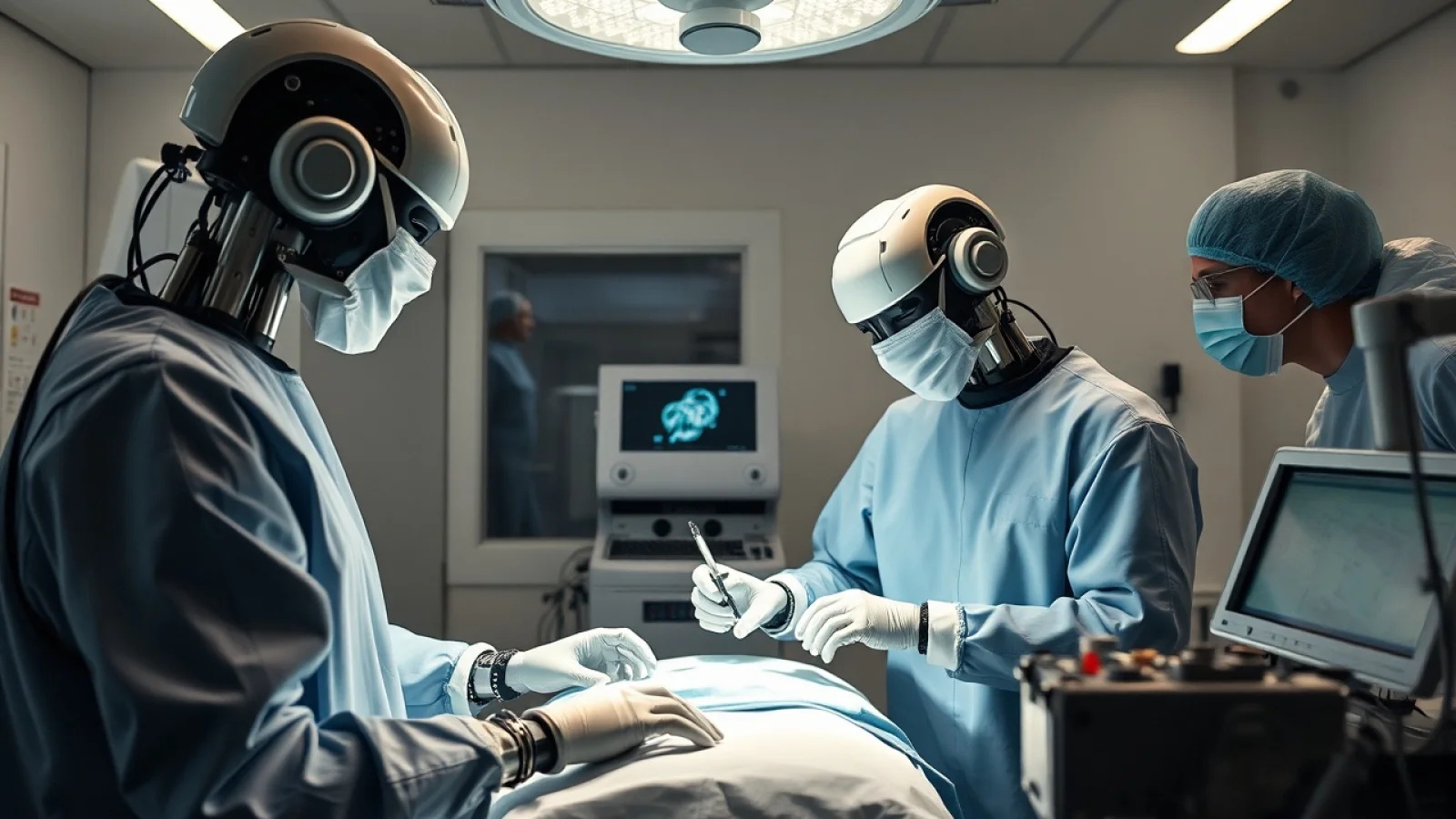 Robôs Humanoides Realizam uma Cirurgia Ao Vivo